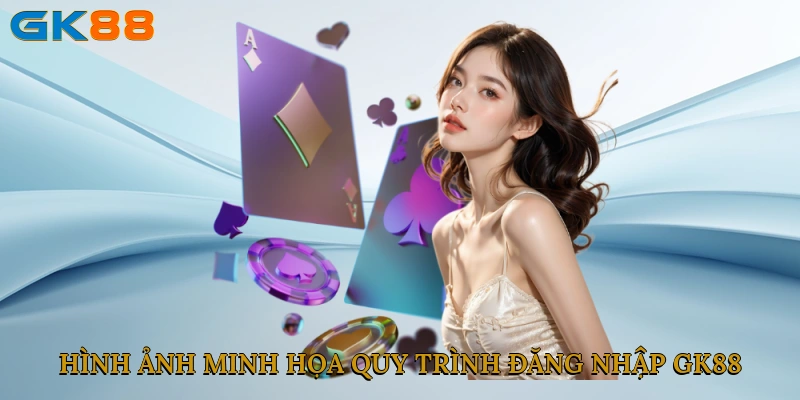 Hình ảnh minh họa quy trình đăng nhập GK88