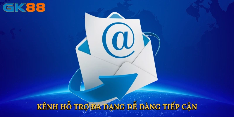 Kênh hỗ trợ đa dạng, dễ dàng tiếp cận