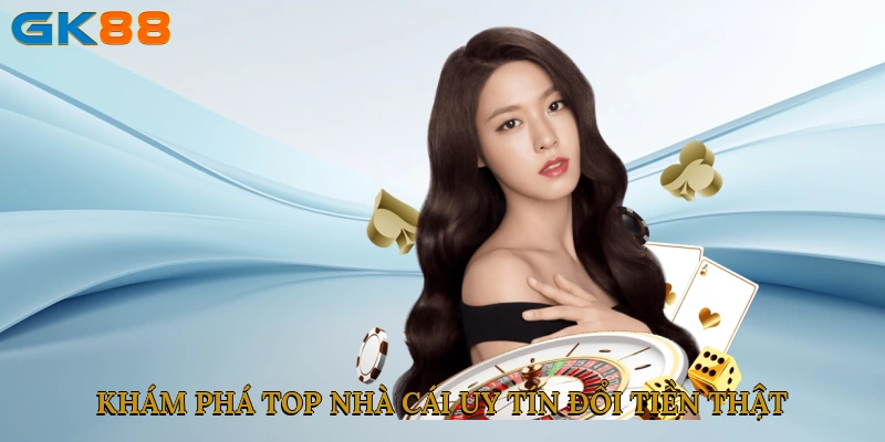 Khám phá Top nhà cái uy tín đổi tiền thật tại GK88